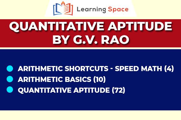 Quantitative Aptitude by G V RAO
